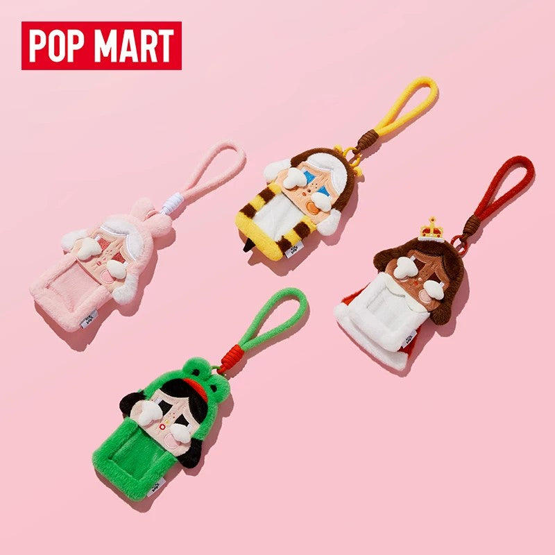 POPMART泡泡玛特CRYBABY眼泪工厂系列毛绒卡套盲盒周边挂件