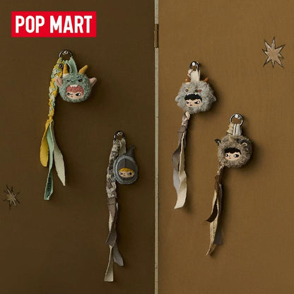POPMART Hirono People in the Mist Series hiasan gantung kain felt kotak buta