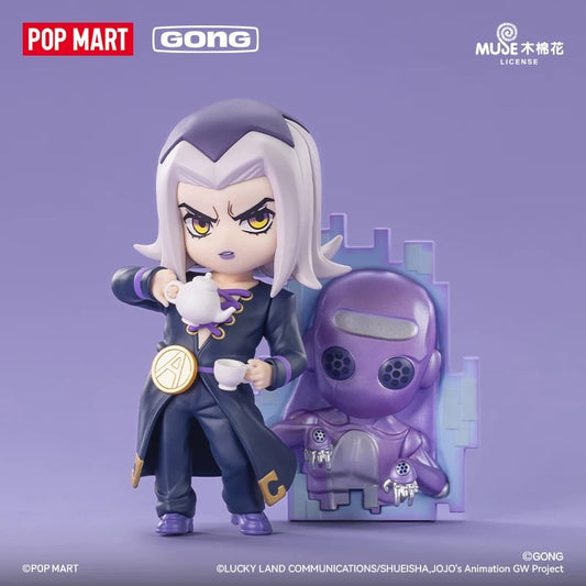 POPMART泡泡瑪特共鳴JOJO的奇妙冒險黃金之風盲盒公仔