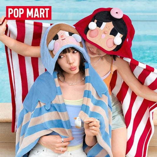 POPMART CRYBABY serie Lágrimas hasta formar un mar, accesorio 2 en 1 de almohada cervical y manta
