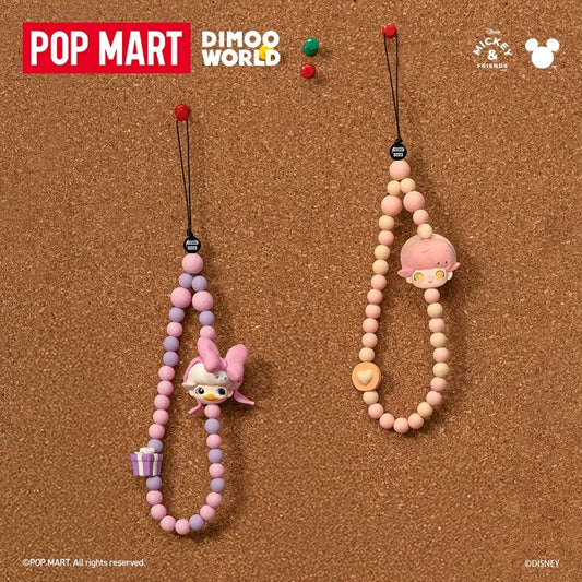 POPMART DIMOO WORLD × Disney Serie de cordones para teléfono Caja sorpresa