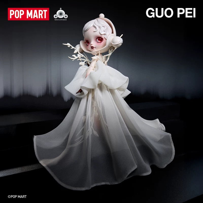 POPMART泡泡玛特SKULLPANDA × GUO PEI 1/6可动人偶摆件