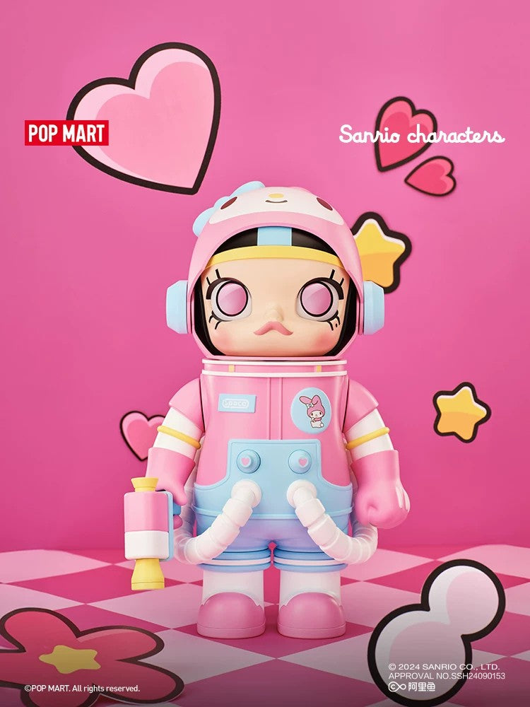 صندوق عائلة Sanrio المكسور من POPMART MEGA SPACE MOLLY 400%