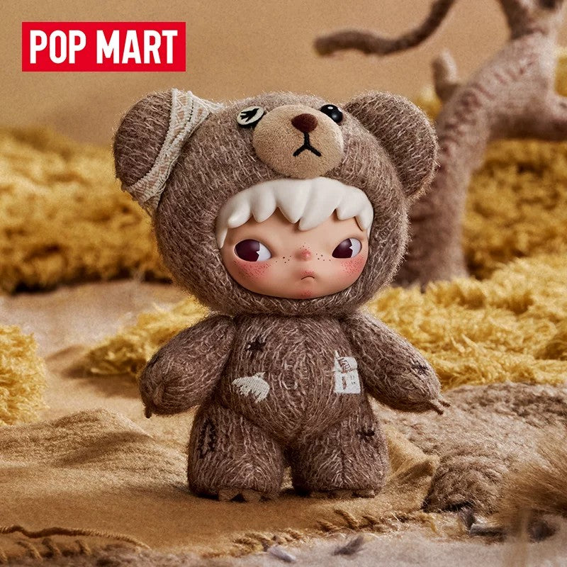 POPMART泡泡玛特Hirono公路日志毛绒公仔挂件盲盒