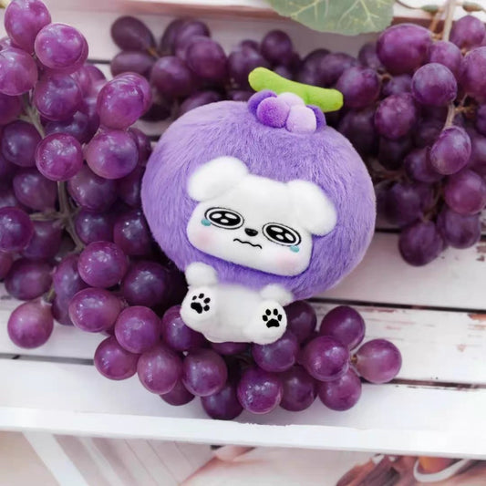 กล่องสุ่มตุ๊กตาห้อยซีรีส์ร้านผลไม้สุนัขน้ำสุนัขน่ารักตัวนี้