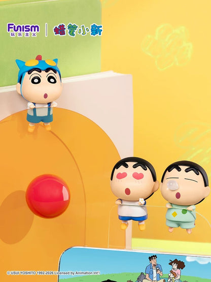 Crayon Shin-chan, serie agachada, caja sorpresa de gránulos pequeños