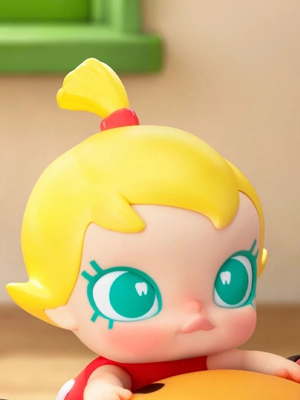 POPMART泡泡玛特Baby Molly和大耳喵的恶作剧手办