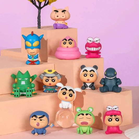 Crayon Shin-chan - Série Sentada de Bonecas Q-Cute em Sacola Surpresa