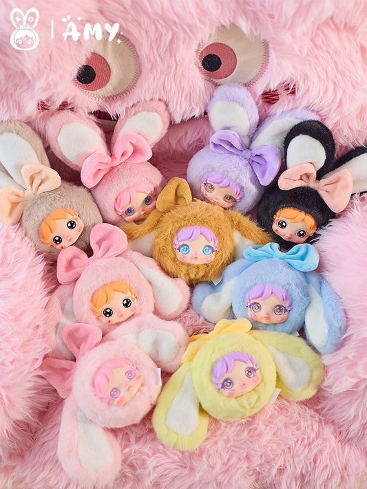 จี้ตุ๊กตานุ่มกระต่ายน้อยของ Amy