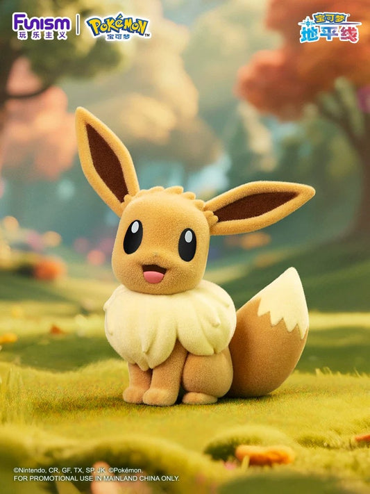 Ornamen gaya Eevee seri boneka Pokémon