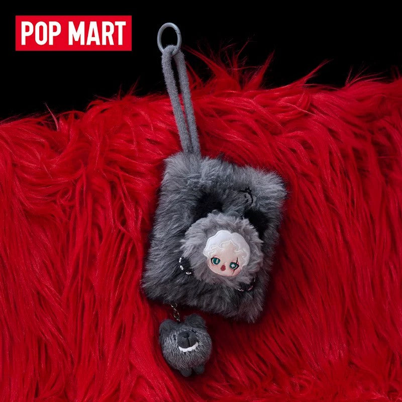 POPMART泡泡玛特SKULLPANDA不眠剧场系列毛绒迷你包盲盒