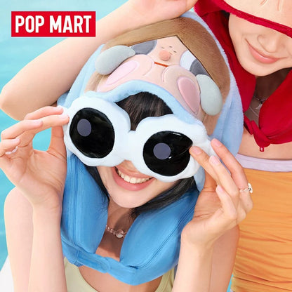 POPMART泡泡玛特CRYBABY泪流成海系列二合一颈枕毯周边