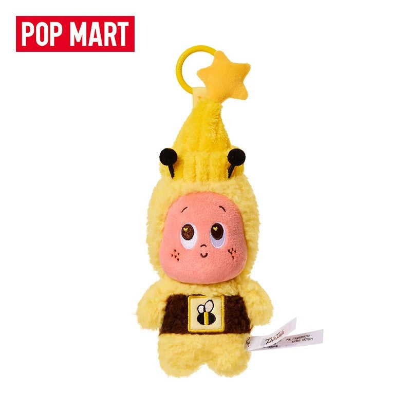 POPMART泡泡玛特 Star People Selamat Datang ke Permukaan Bulan Siri Gantungan Bulu Madu dan Barangan Sampingan