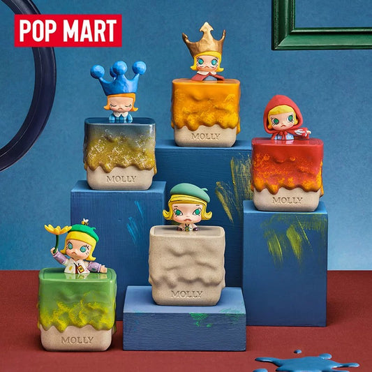 POPMART MOLLY Paisajes del Camino, vela aromática, producto para el hogar, caja sorpresa