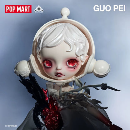 POPMART泡泡玛特SKULLPANDA × GUO PEI 1/6可动人偶摆件