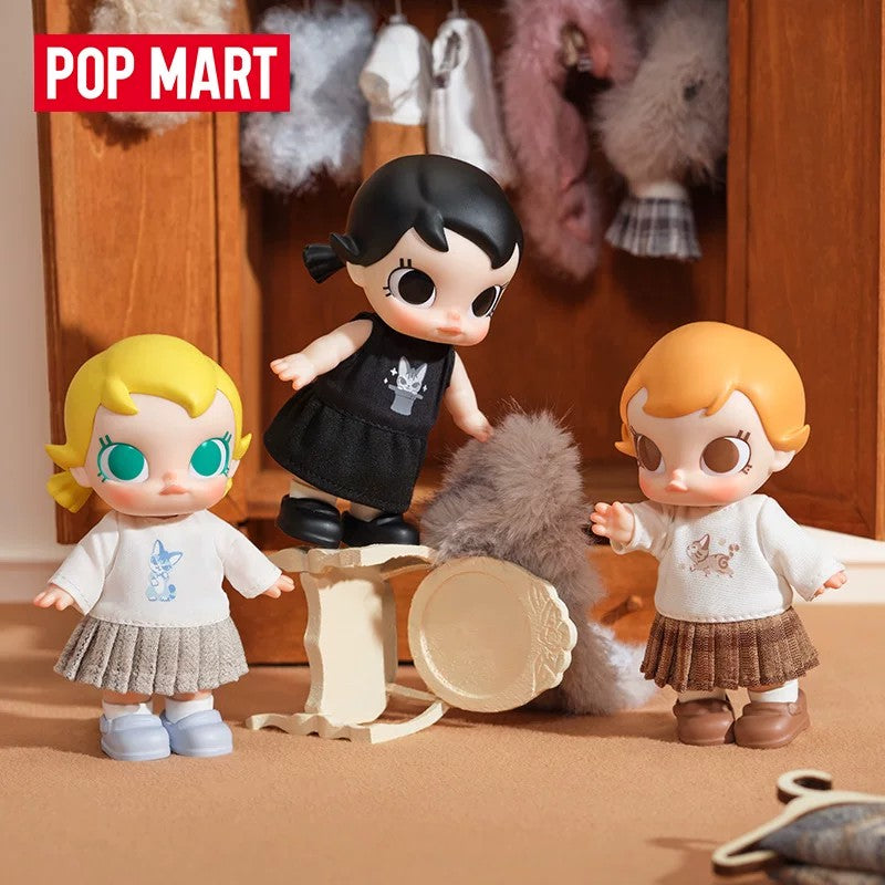 POPMART泡泡玛特Baby Molly积极入冬指南系列搪胶毛绒挂件盲盒
