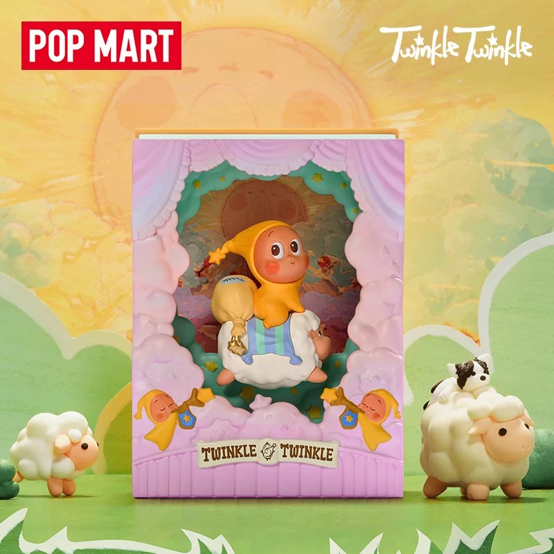 POPMART泡泡玛特星星人 点亮系列场景手办