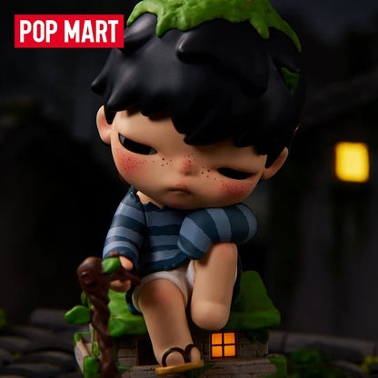 POPMART泡泡玛特Hirono 时间后头手办 吊卡摆件