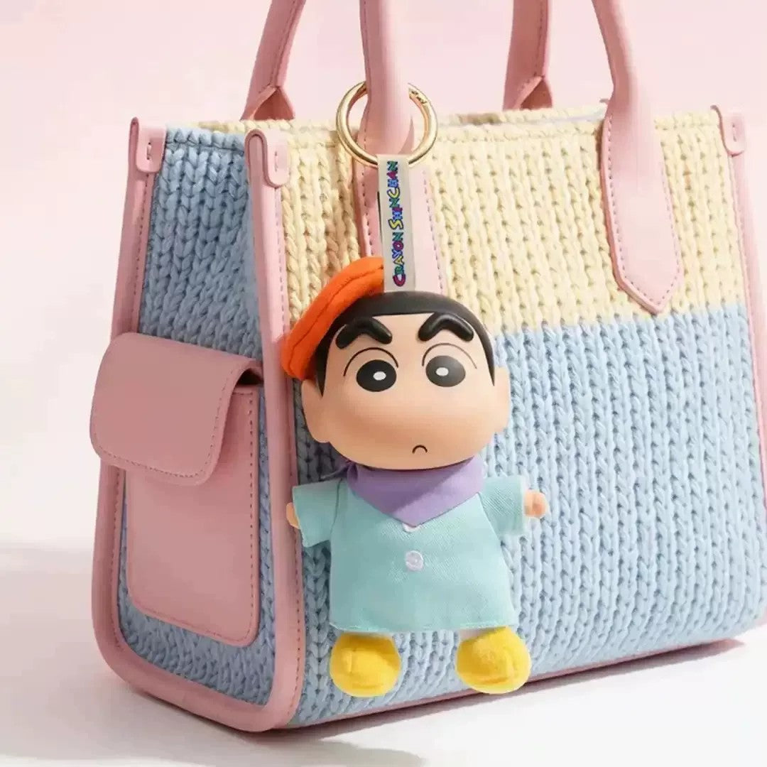 กล่องสุ่มตุ๊กตานุ่มนิ่มซีรีส์ตู้เสื้อผ้าของชินจัง