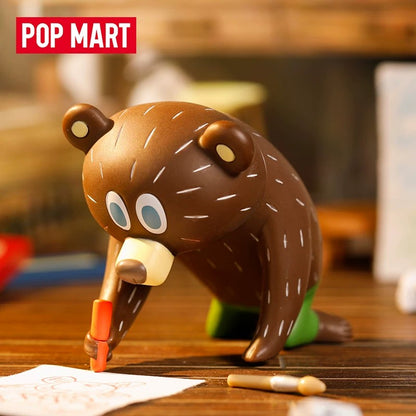POPMART GREEN COW GARDEN — miniporquinho e miniporquinho-urso em caixa surpresa, Kohei Ogawa