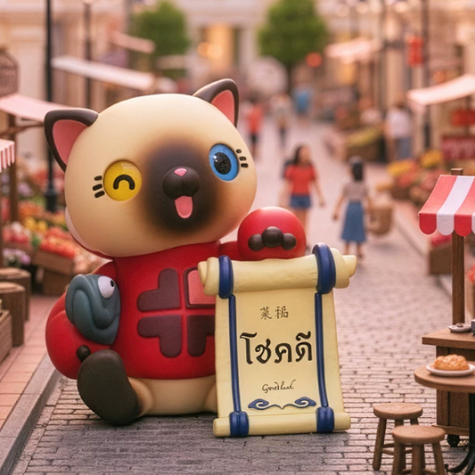 Caixas Surpresa da Série de Gatos ChaoChokHiChok Lai Fu - Série