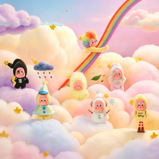 POPMART泡泡玛特星星人好夢氣象局系列毛絨掛件盲盒