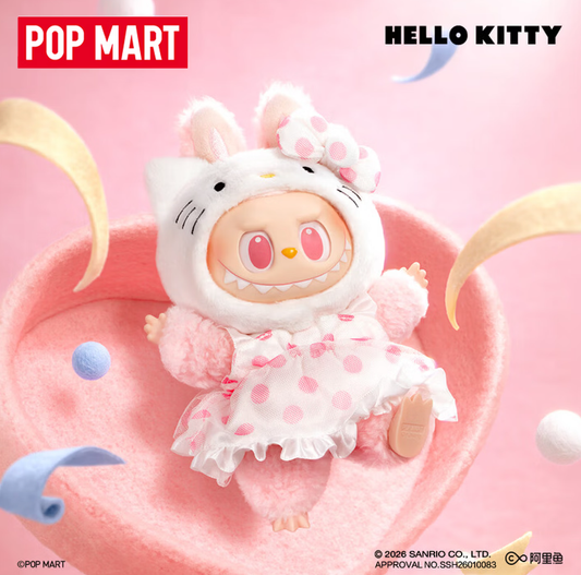 POPMART泡泡玛特THE MONSTERS × 三麗鷗家族搪膠毛絨掛件盲盒