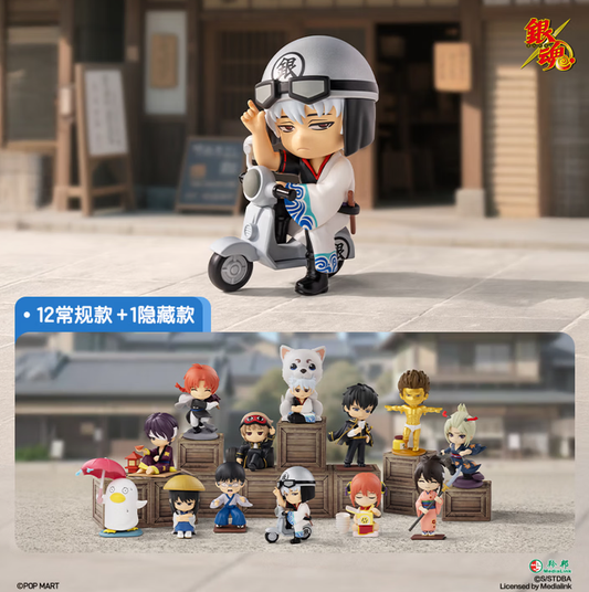 POPMART泡泡玛特《銀魂》歡迎來到萬事屋系列手辦盲盒擺件