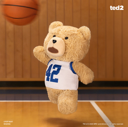 POPMART泡泡瑪特共鳴《TED2》泰迪熊可動毛絨玩偶 HOT NERD TED