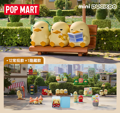 POPMART Bọt Bọt mini DUCKOO series Citywalk hộp mù mô hình