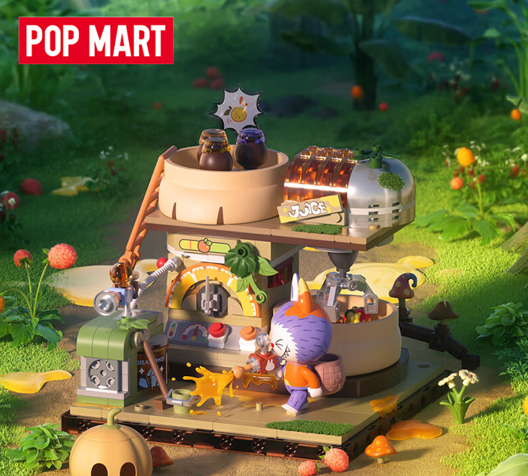 POPMART泡泡玛特THE MONSTERS森林秘密基地拼搭积木