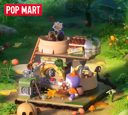 POPMART泡泡玛特THE MONSTERS森林秘密基地拼搭积木