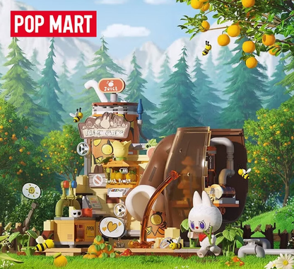 POPMART泡泡玛特THE MONSTERS森林秘密基地拼搭积木