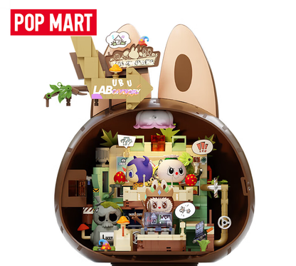 POPMART泡泡玛特THE MONSTERS森林秘密基地拼搭积木