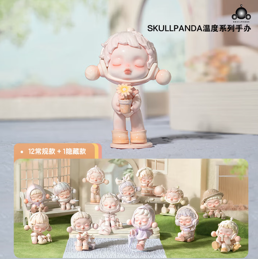 POPMART SKULLPANDA Temperature Series patung kotak buta
