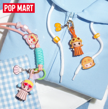 POPMART POP MART Bubble Mart Hạt đáng yêu series Kỳ nghỉ trên đảo phụ kiện treo trang trí hộp mù