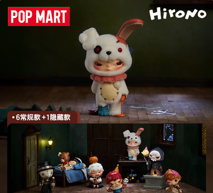 POPMART泡泡玛特Hirono诡乐园系列手办盲盒场景道具