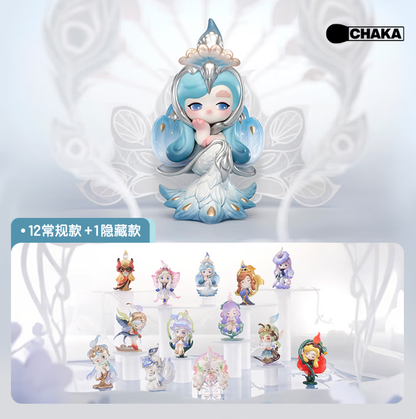POPMART泡泡玛特CHAKA琉光曲系列手办盲盒摆件