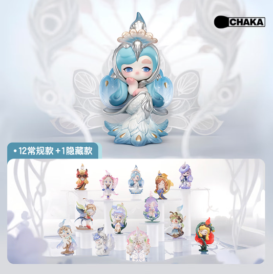 POPMART泡泡瑪特CHAKA琉光曲系列公仔盲盒擺件