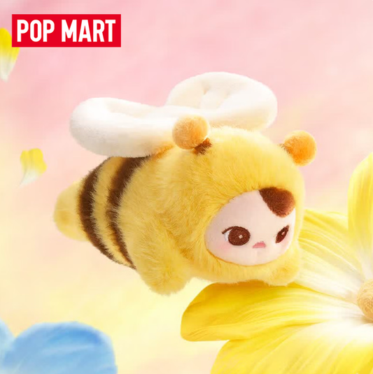 POPMART泡泡玛特 PUCKY: serie Vuelo de los duendes, colgante de peluche en caja sorpresa