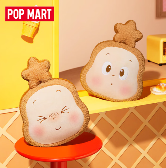 POPMART 泡泡瑪特星星人歡迎來到月球表面系列毛絨吐司坐墊