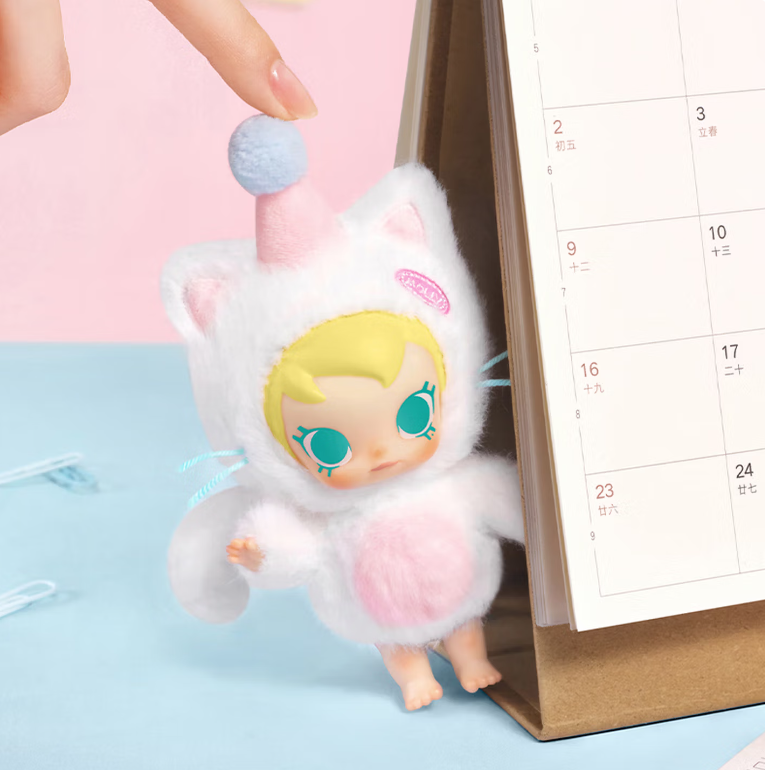 POPMART泡泡玛特Baby Molly口袋朋友系列搪胶毛绒挂件盲盒