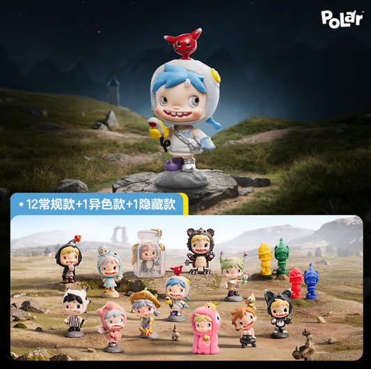 泡泡瑪特POLAR第三季怪獸村系列盲盒擺件