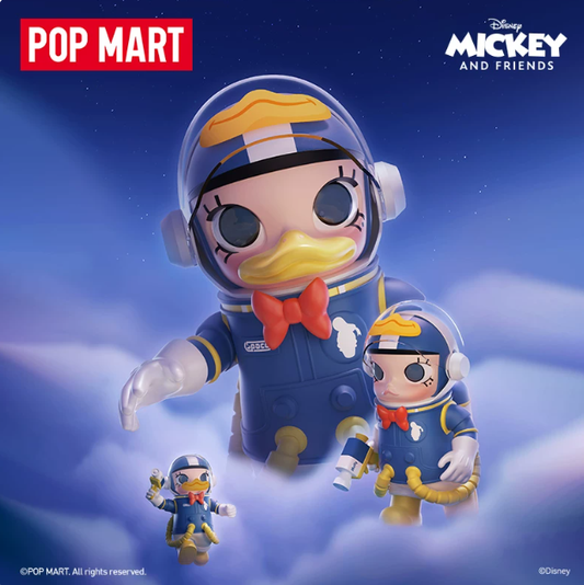 Figura Anak Patung Donald Duck POPMART MEGA SPACE MOLLY 400%