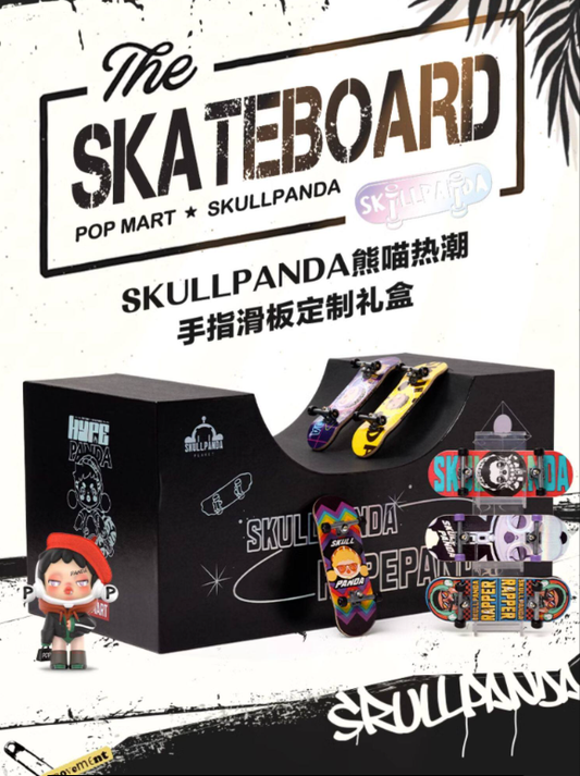 Hadiah Kotak Misteri Papan Luncur Jari Bear Panda SKULLPANDA POPMART