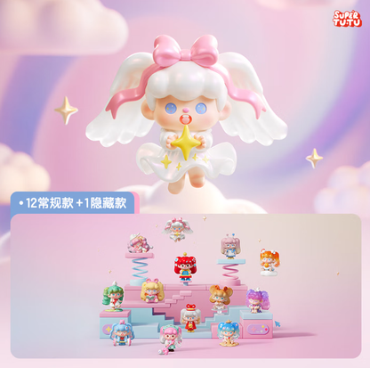POPMART SUPERTUTU está se divertindo muito! Série de enfeites de miniaturas em caixa-surpresa