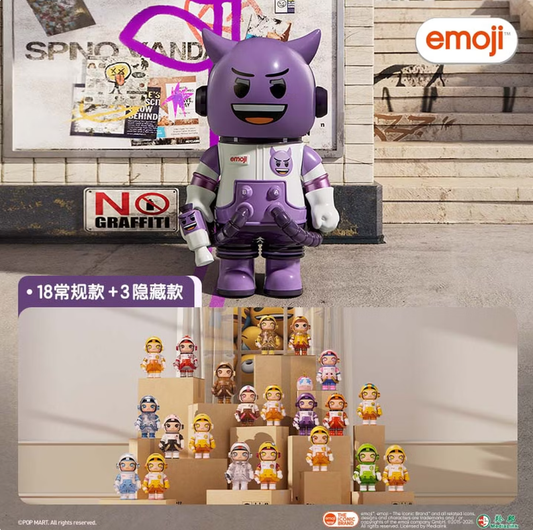 Kotak Misteri POPMART MEGA SPACE MOLLY 100% × emoji™
