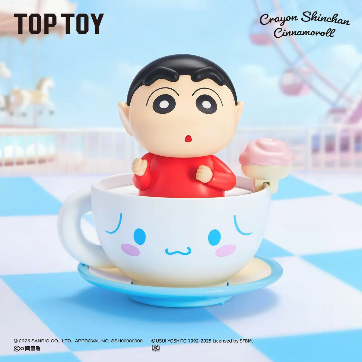 Cinnamorollx Crayon Shin-chan Wonderland Series Action Figure Blind Box - detail image 2