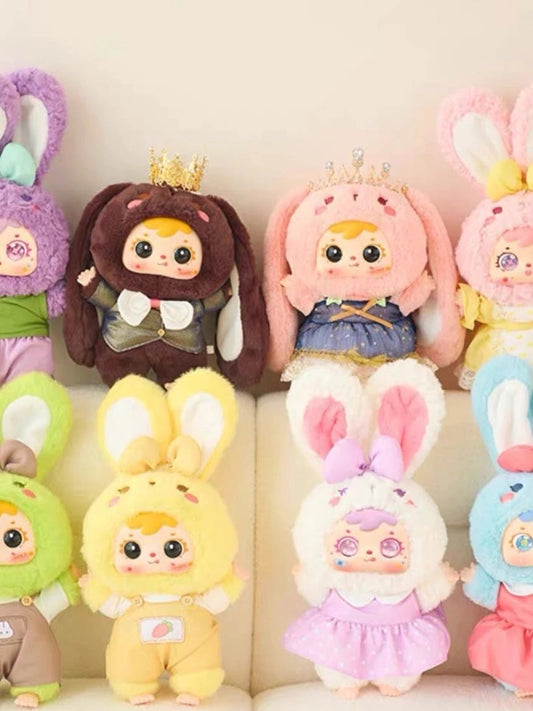 Three small soft and cute rabbits, large size 400, fourth generation - detail image 1