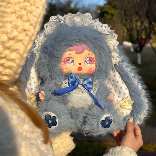 The second generation of three little fur rabbits and elves - detail image 1